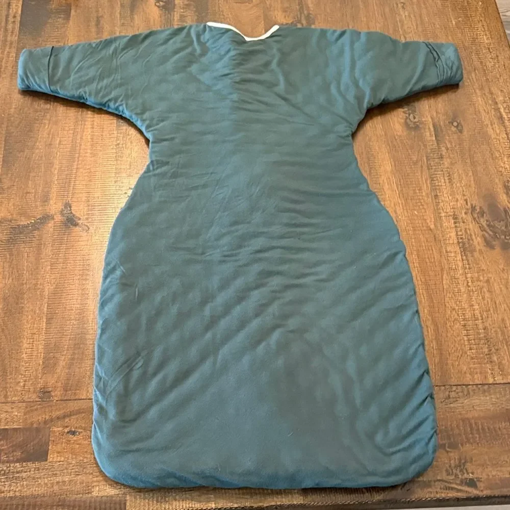 Puppypaws Baby Sleep Sack  transitional swaddle with arms-length sleeves.